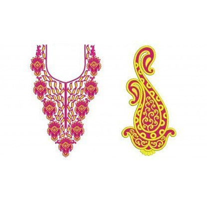 High End Creative & Stylish Galebia Neck & Patch Design