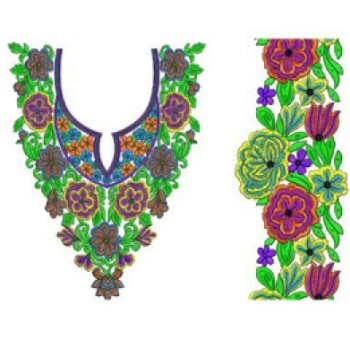 Moroccan Latest Fashion Dresses Embroidery Design