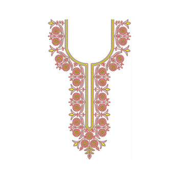 Neck Embroidery Design 20047