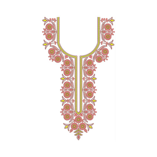 Neck Embroidery Design 20047