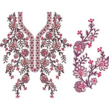 New Neck Embroidery Design 20829