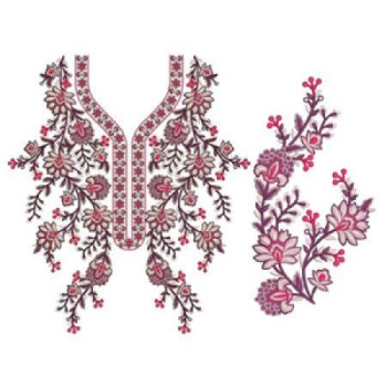 New Neck Embroidery Design 20829