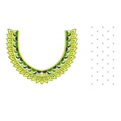 New Neck Embroidery Design 20831