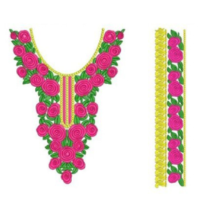 Neck Embroidery Designs Salwar Kameez 19932