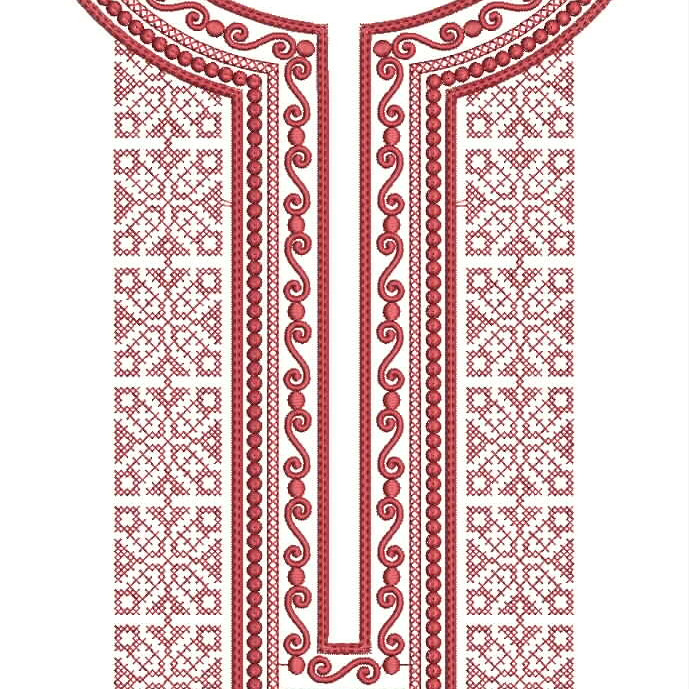 Kashmiri Scroll Embroidery Design
