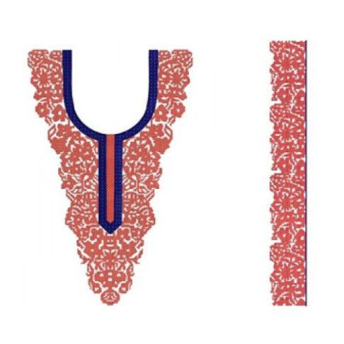 New Neck Embroidery Design 18321