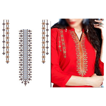 New Neck Embroidery Design 19672