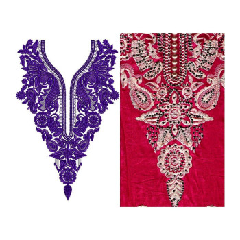 Pakistani Dresses Neck Embroidery Design 15220