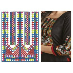 Western Wear Dress Embroidery Neck Design