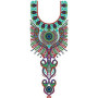High Embroidery Neck Design