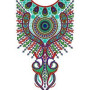 High Embroidery Neck Design
