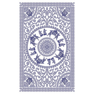 Saree Embroidery Design 18767