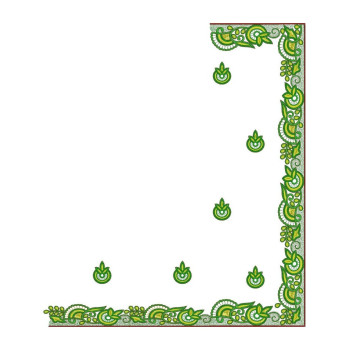 C Pallu  Saree Embroidery Design 13101