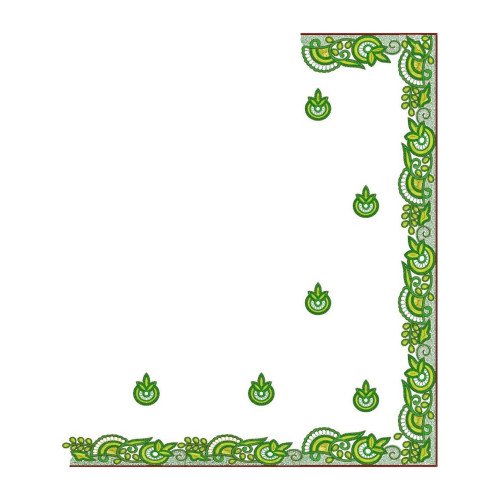 C Pallu  Saree Embroidery Design 13101